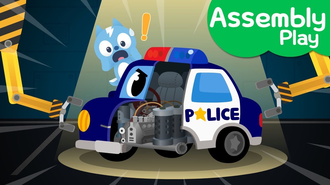 [Miniforce] Let's assembly play with Miniforce | Police Car | Car Factory | Miniforce Assembly Play