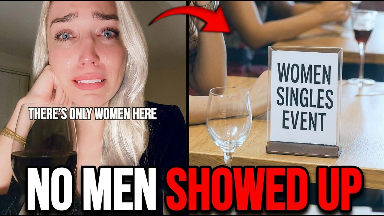 90% Women ZERO Men - Singles Events Are DEAD And Women Are FURIOUS
