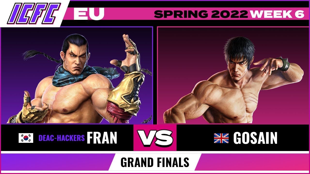 Fran (Feng) vs. Gosain (Law) Grand Finals - ICFC EU Tekken 7 Spring 2022 Week 6