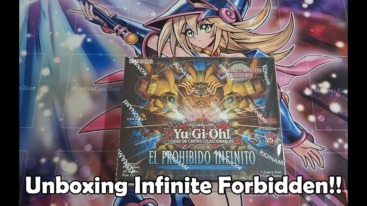 Unboxing El Prohibido Infinito Yu-Gi-Oh! Caja 1 Excelente caja!!!