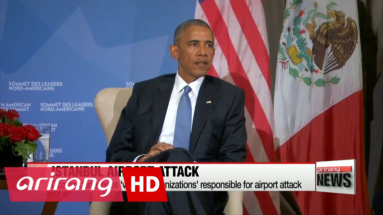Obama denounces 'vicious organizations' responsible for airport attack