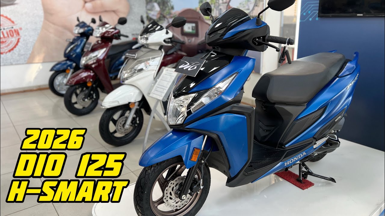 2026 Honda Dio 125 HSmart Detailed Review Video | Honda Dio 125 New Model 2026 | 125cc Scooter 