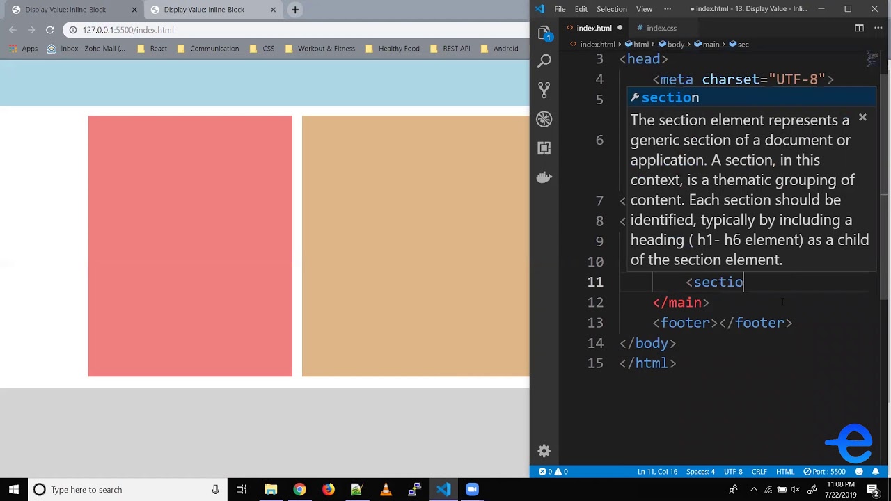 CSS - Display value: Inline-Block