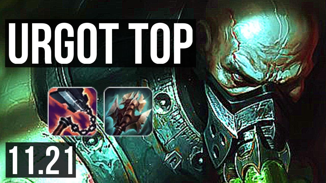 URGOT vs NASUS (TOP) (DEFEAT) | 1.4M mastery, 4/1/2 | BR Diamond | 11.21