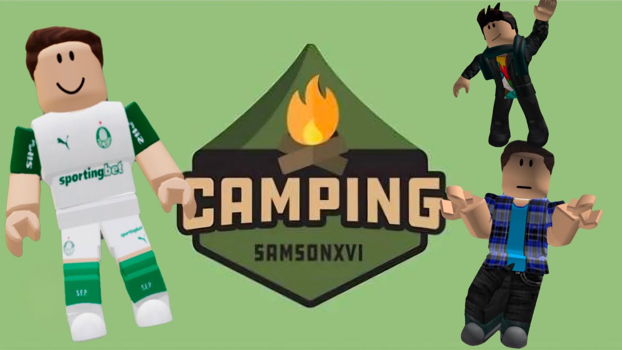 Acampamento no Roblox com Enzo e Emano. *Muito suspense!