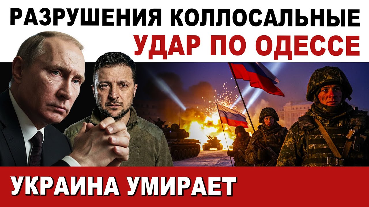 Финиш? Сообщается о повторных ударах по Одессе. Мощный прилет
