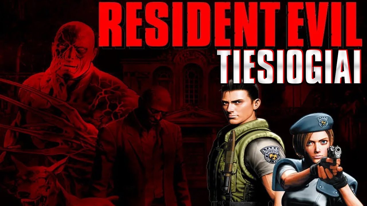 MARATONAS I Resident Evil 1 TIESIOGIAI [Chris]