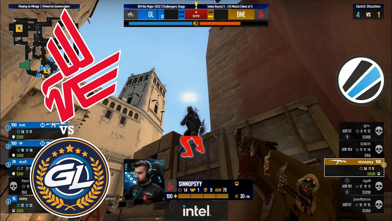 BAD NEWS EAGLES vs GAMERLEGION - IEM MAJOR - HIGHLIGHTS