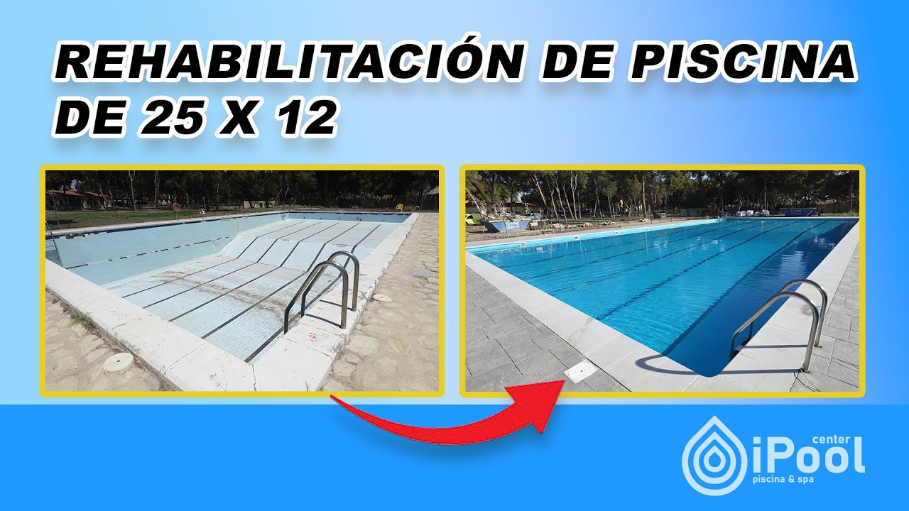 Rehabilitación de piscina semi-olímpica con lámina armada