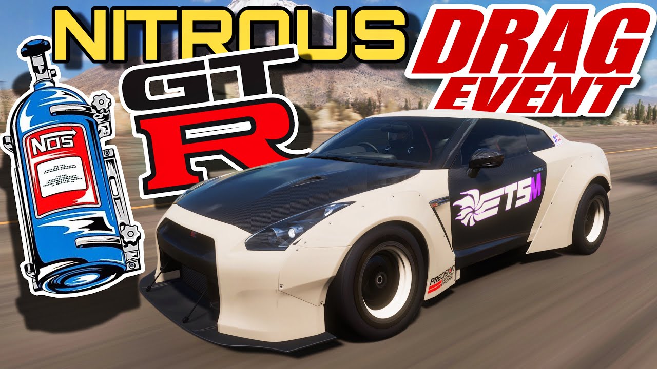 FORZA HORIZON 5 - INSANE* NITROUS - NISSAN GT-R DRAG RACE EVENT
