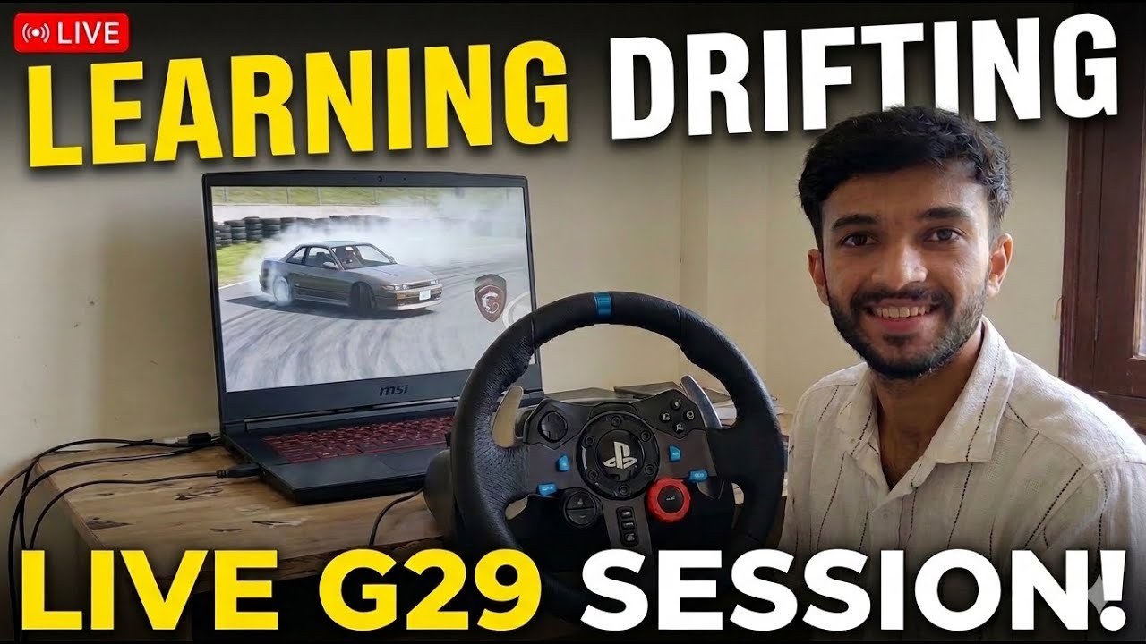 INDIAN Carguy learning drifting on a sim #indiangaming #drift #simdrifting #assettocorsa #beamng