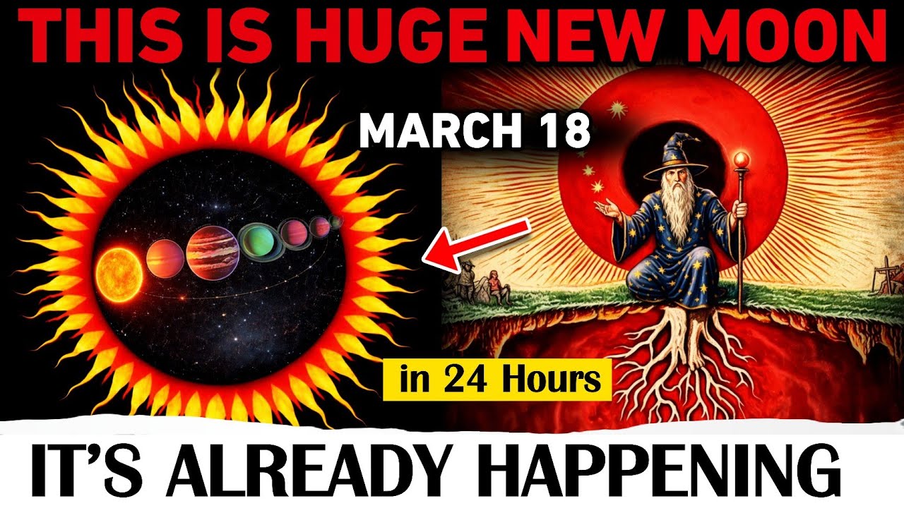 March 18: 6 Rare Alignments + New Moon Portal ⚠️ A Shift Most People Will Miss (Act Now)