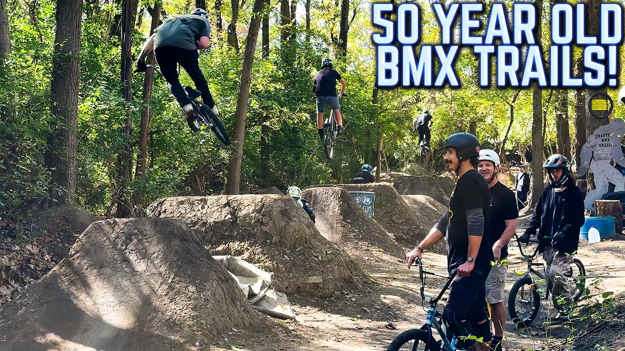 50 Year Old BMX Trails! - Coasters BMX Trails History & Tour