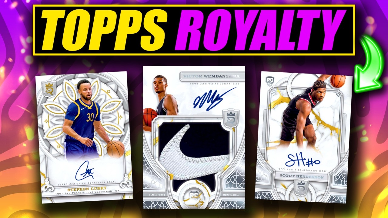 Баскетбольные карточки Topps Royalty 2023-24 👑🔥Полный обзор продукта