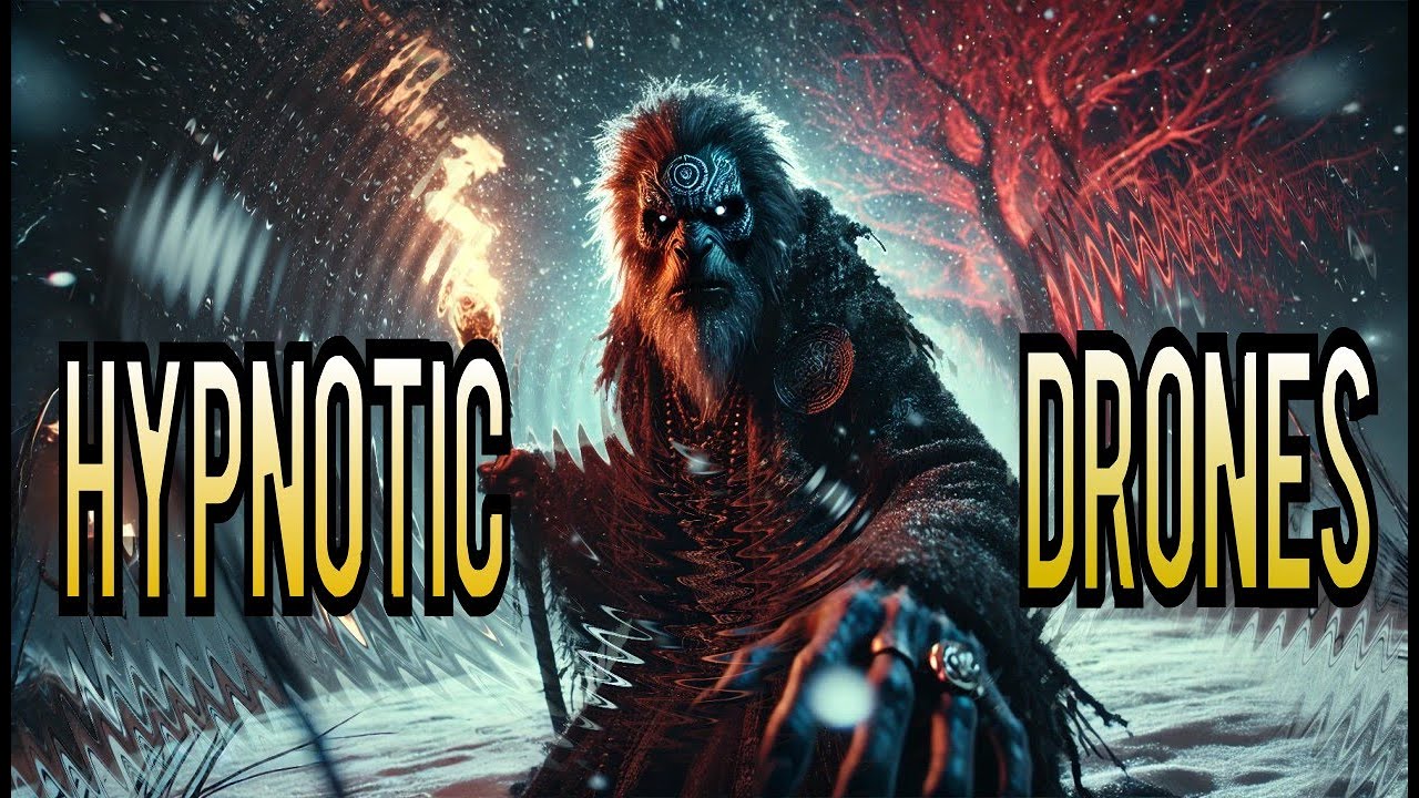 Hypnotic Drone Sounds | Dark Fantasy Winter Meditation | Spiritual Journey with Cinematic Ambience