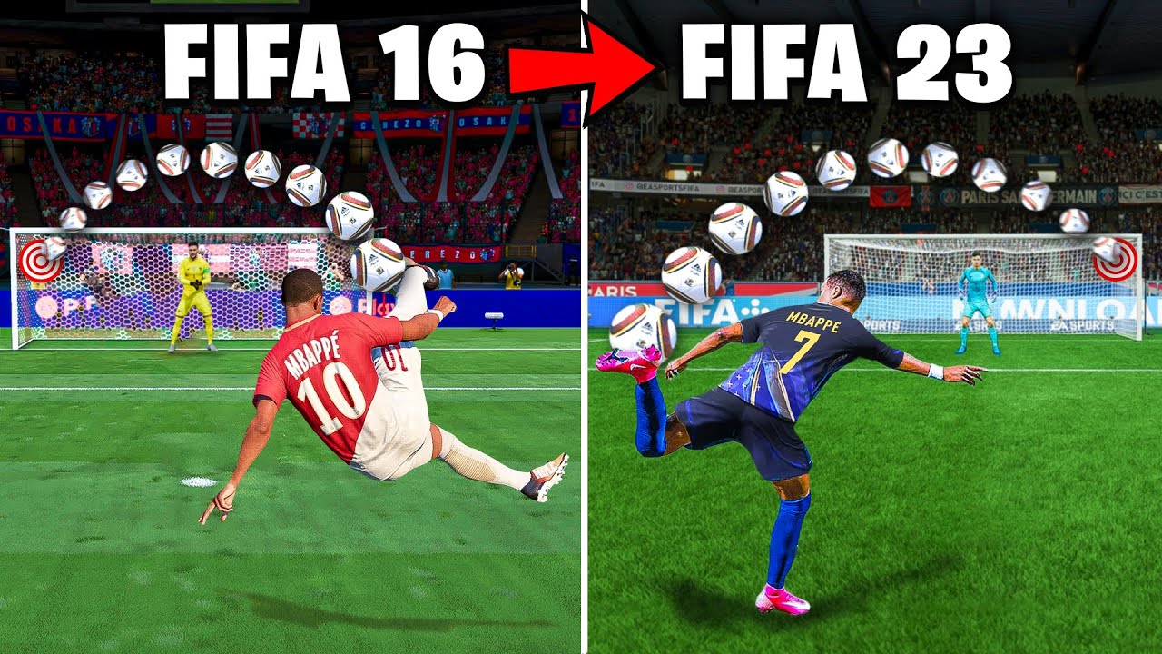 Забить БЕЗУМНЫЙ гол с Мбаппе в каждой игре FIFA