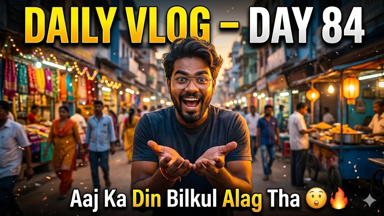 Daily Vlog Day 84 | Aaj Kuch Unexpected Ho Gaya 😳