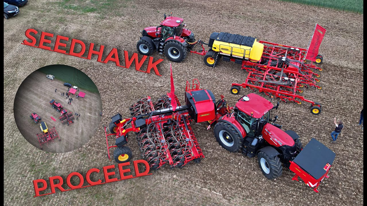 Les nouveaux semoirs Vaderstad  Seedhawk et Proceed V en démonstration