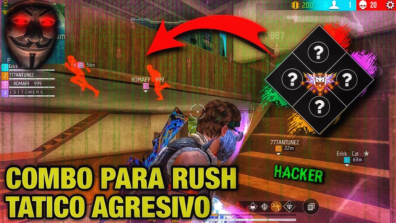 El MEJOR COMBO DE HABILIDADES para RUSH TÁCTICO AGRES1VO 💀🔥 sube a MAESTRO y a GRAN MAESTRO
