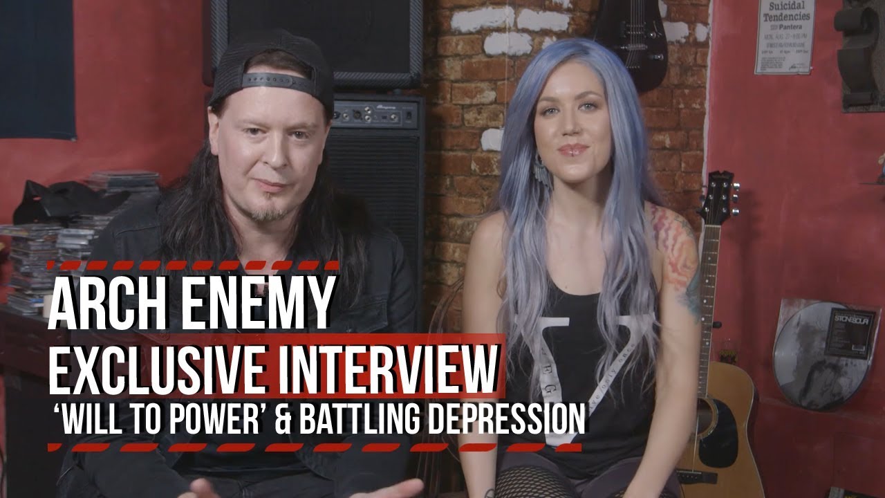 Arch Enemy on 'Will to Power' + Alissa White-Gluz Battling Depression