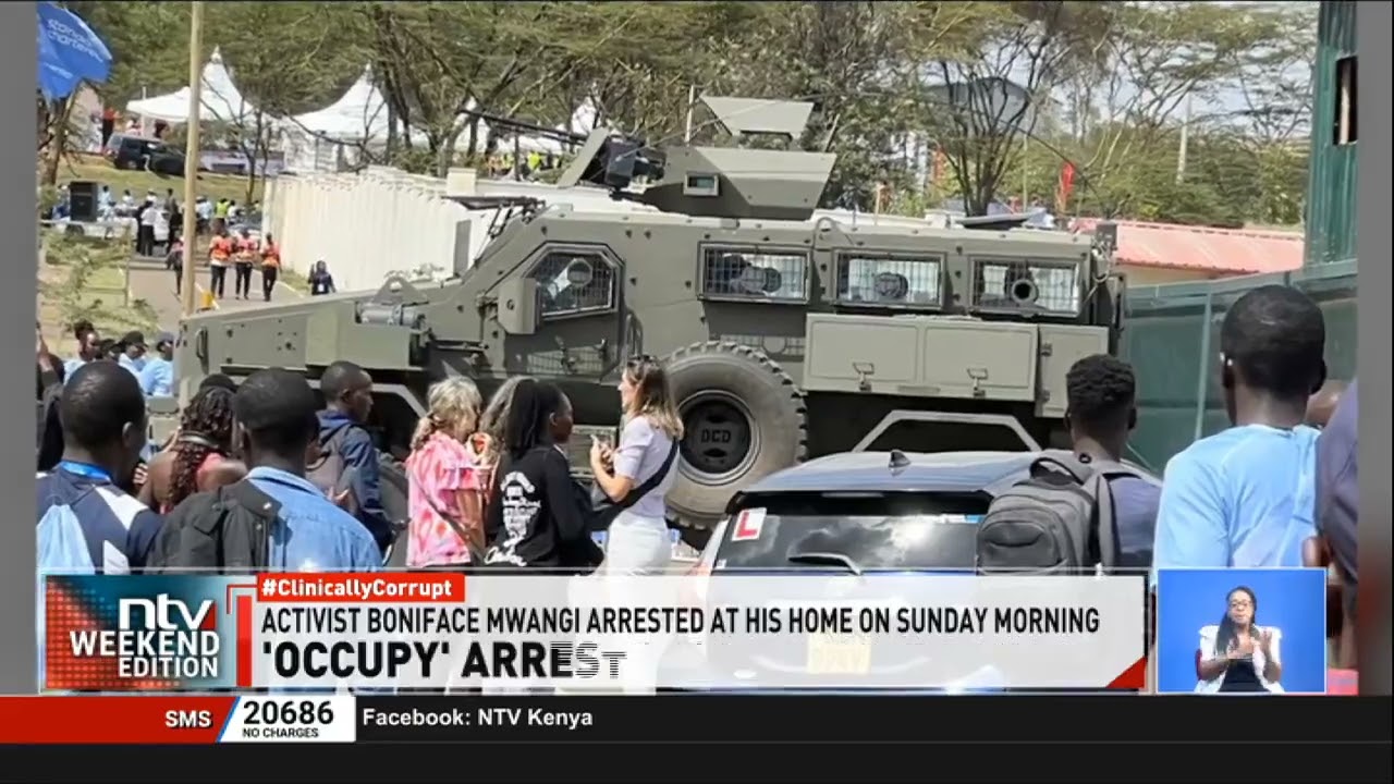 Outrage as activist Boniface Mwangi arrested for peaceful protest calls