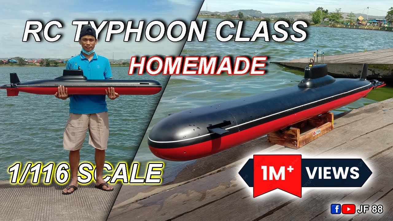 HOW I BUILT RC SUBMARINE TYPHOON CLASS 1.5M LONG SCRATCH - BUILD WITH FIBERGLASS