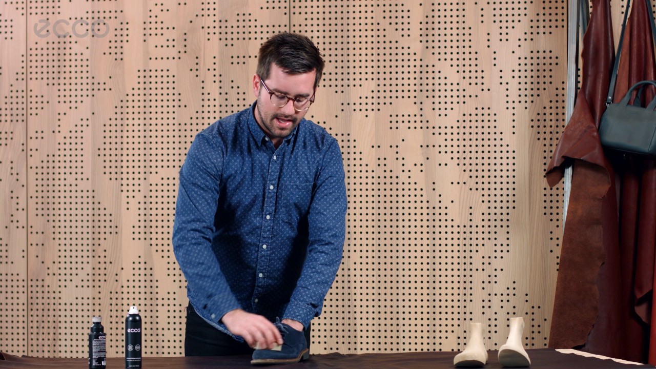 Demo af instruktionsvideo for ECCO Shoecare