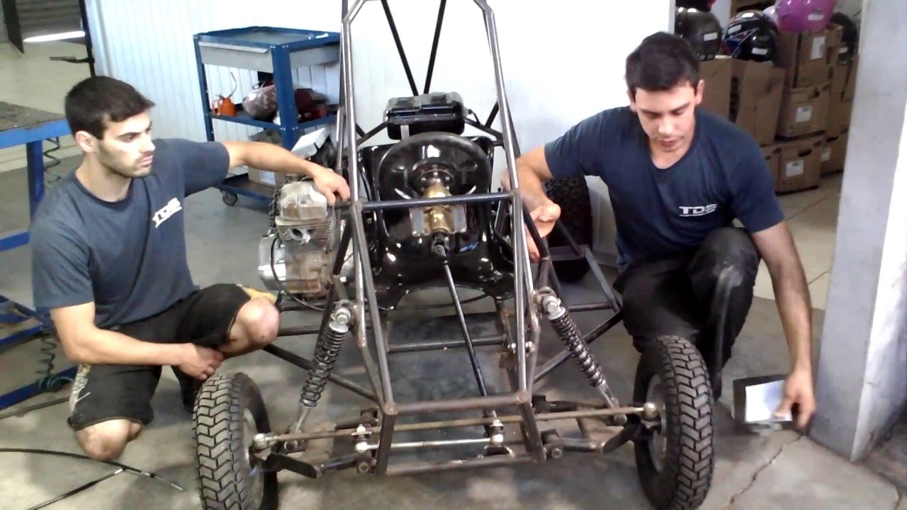 Kart cross construção artesanal FASE 37 -  pedal da embreagem