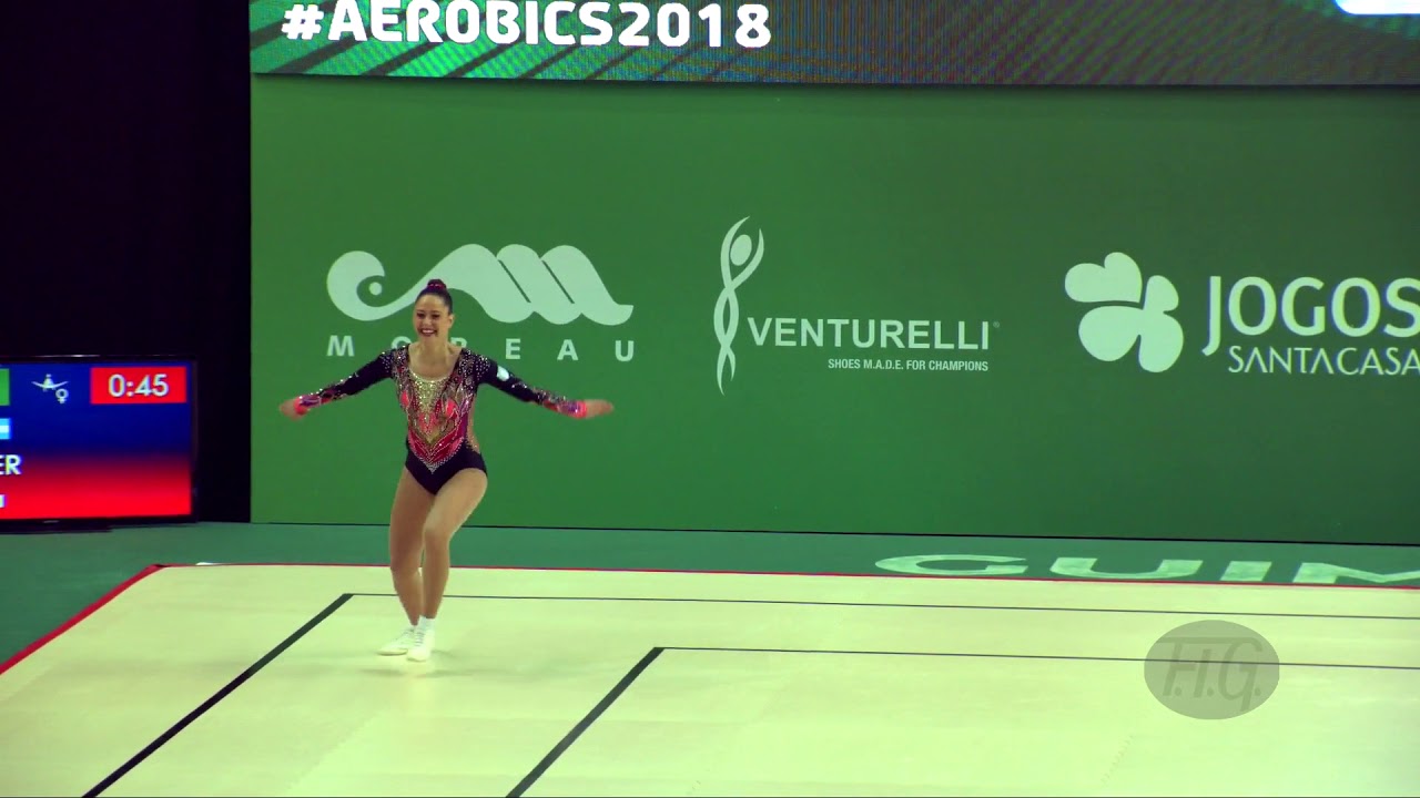 NANZER Daiana (ARG) - 2018 Aerobic Worlds, Guimaraes (POR) - Individual Women Qualifications