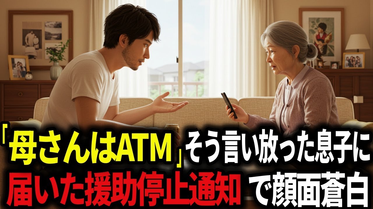 母さんはATMでしかない」そう言った息子に届いた援助停止通知だった