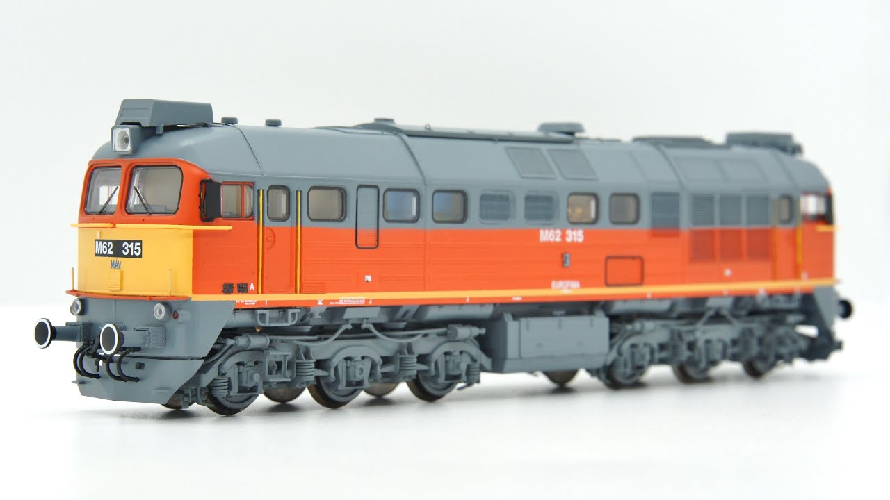 Modellbemutató: DigiTools MÁV M62 315 remot 