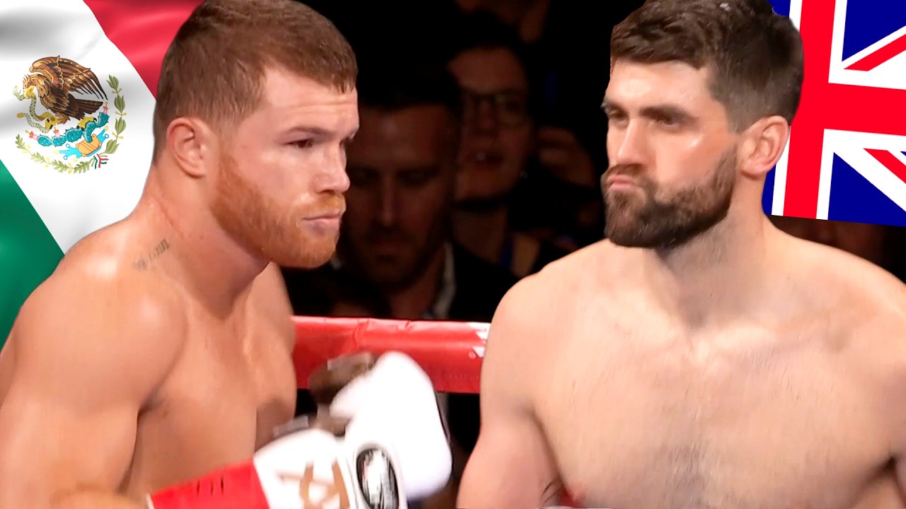 Rocky Fielding (England) vs Canelo Alvarez (Mexico) - BOXING FIGHT, KNOCKOUT - HD