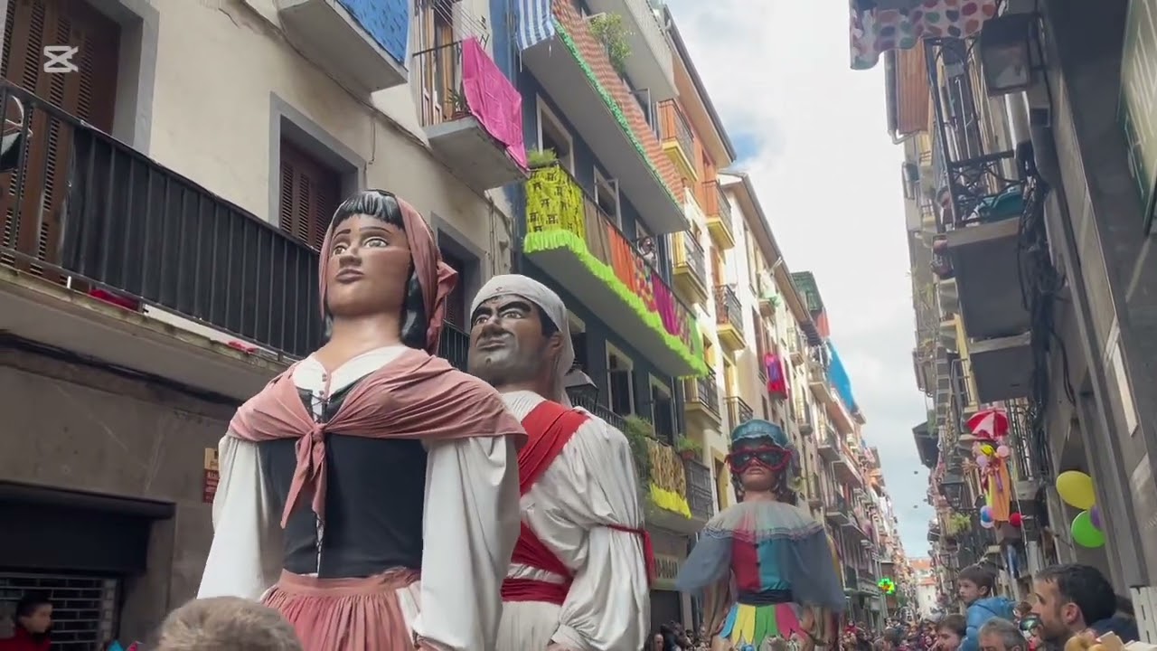 Gigantes de Tolosa en Carnavales 2025