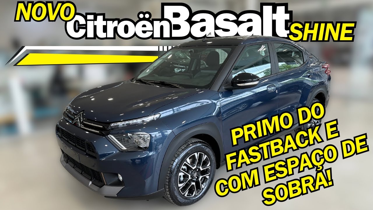 Novo Citroen Basalt 2025 - A NASA FICOU COM INVEJA DESSE ESPAÇO INTERNO!
