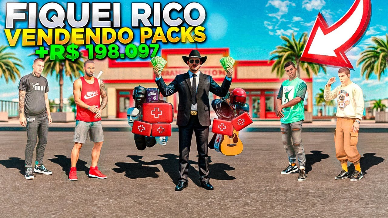 GANHEI MUITO DINHEIRO VENDENDO PACKS DE MASCARA E KIT NO RIO RISE