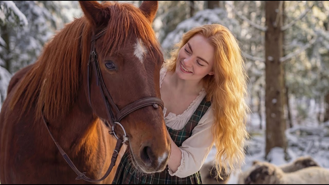 Beneath the Watchin' Hills | Evocative Scottish Folk Music & Winter Highlands Scene