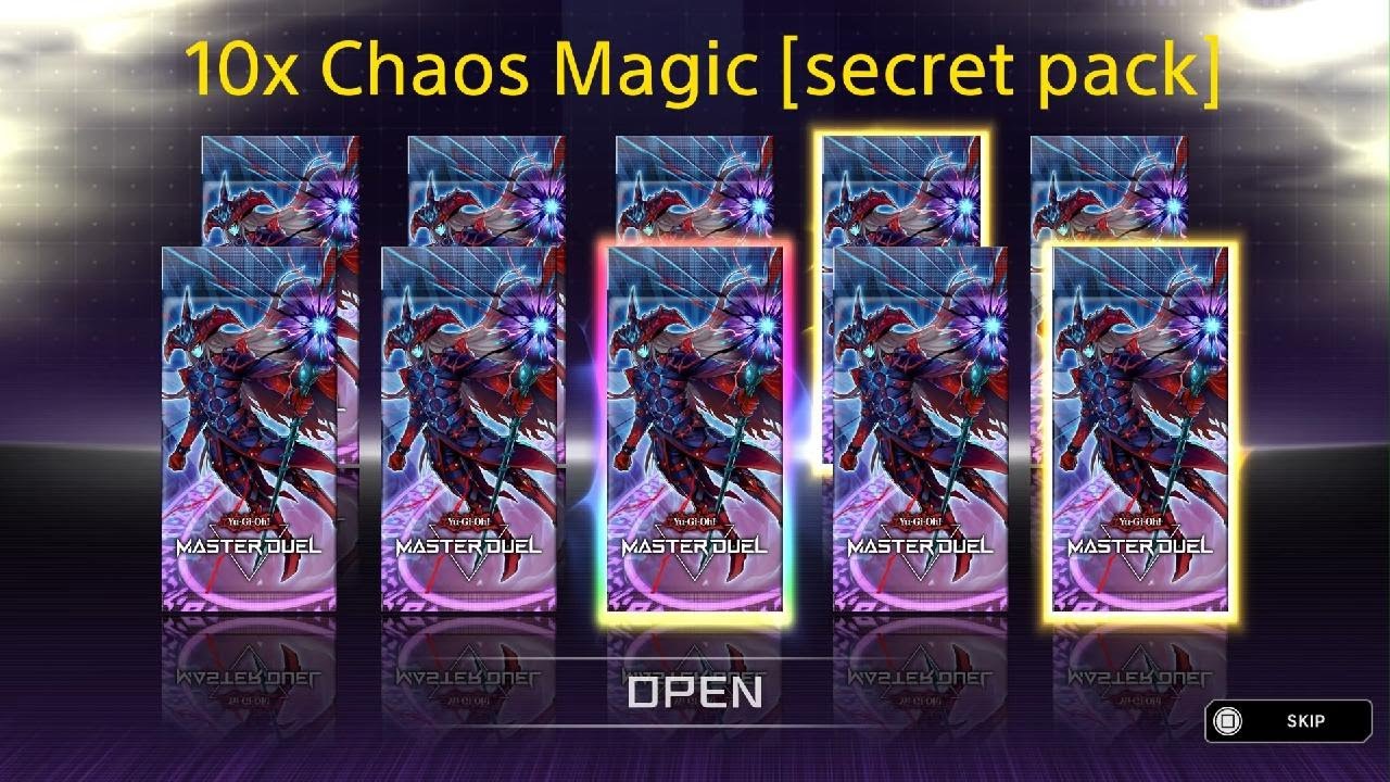 Yu-Gi-Oh! Chaos Magic packs x10 opening