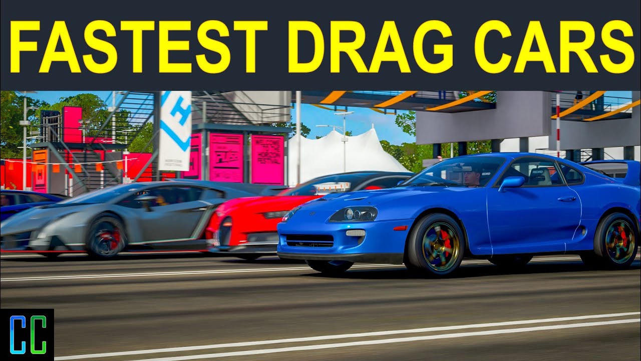 *NEW* TOP 30 FASTEST Drag Cars in Forza Horizon 4 I Is The Toyota Supra RZ Fast Enough?