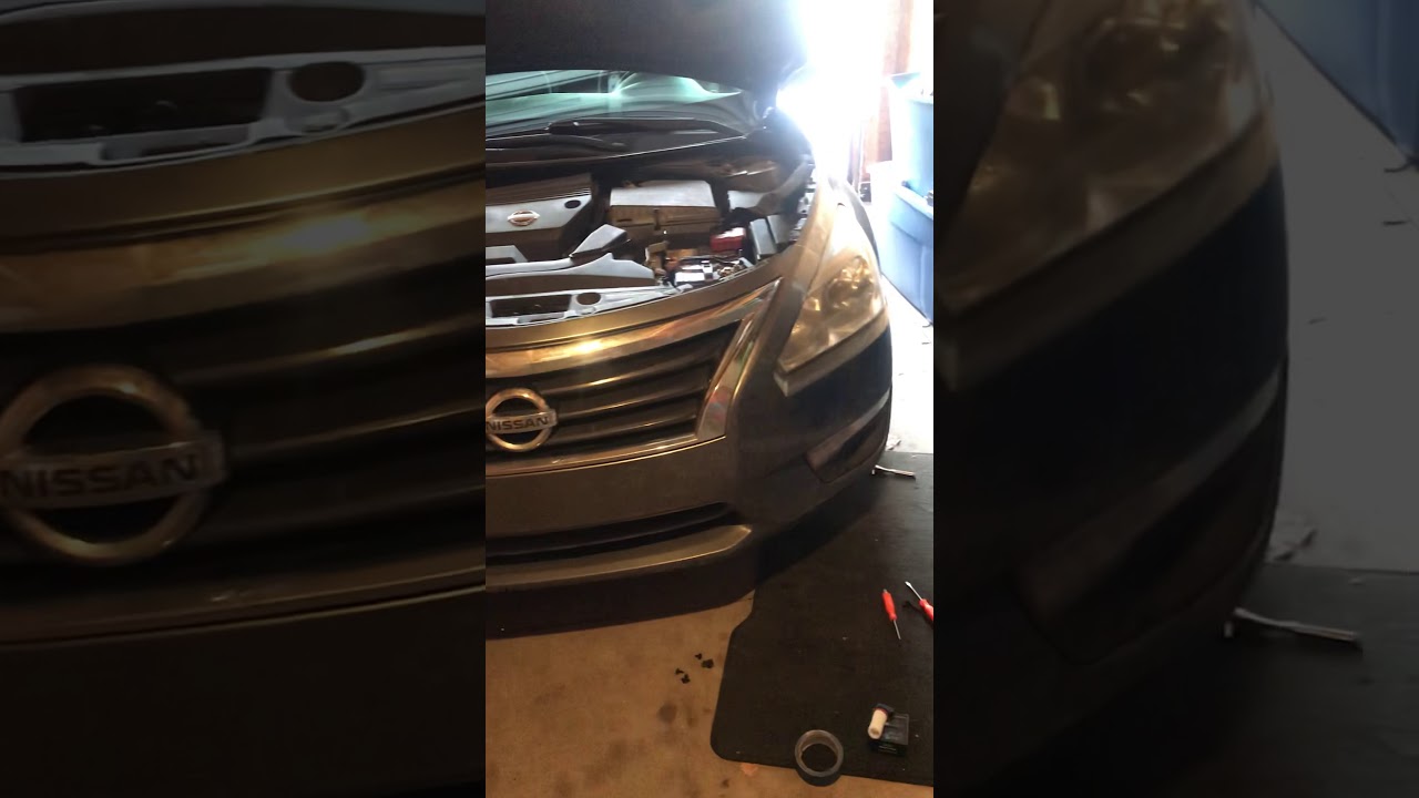Como graduar luces bajas Nissan Altima 2014