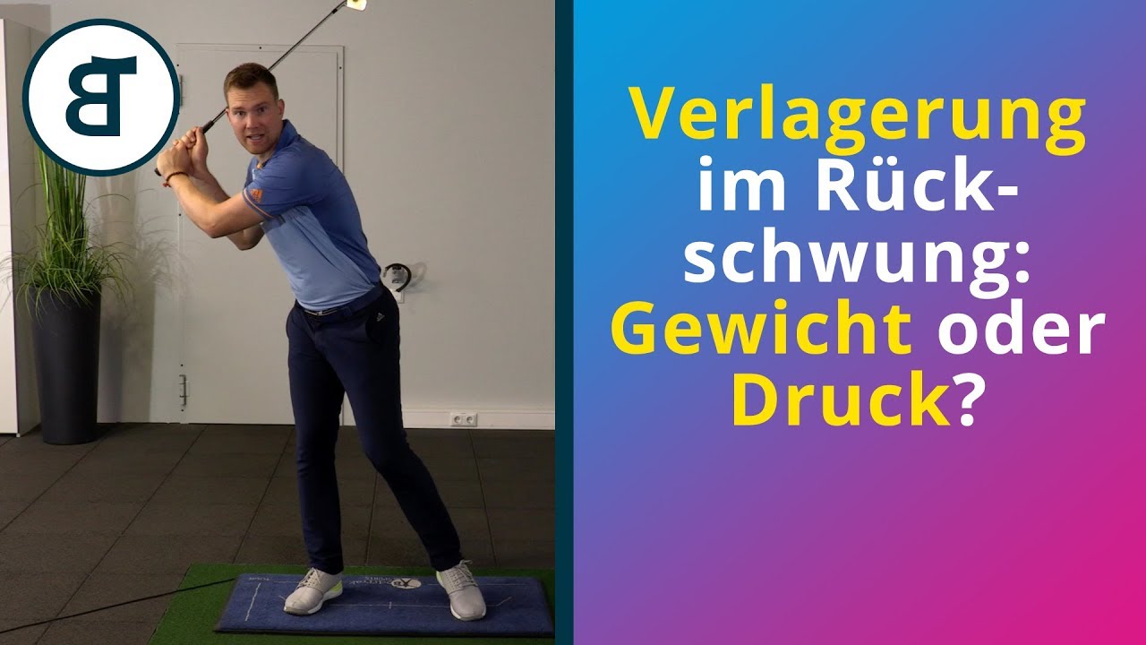 Gewichtsverlagerung vs. Druckverlagerung | Übung | Golftechnik