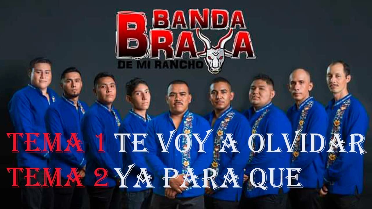 Te voy a olvidar / Ya para que / La banda brava de mi rancho