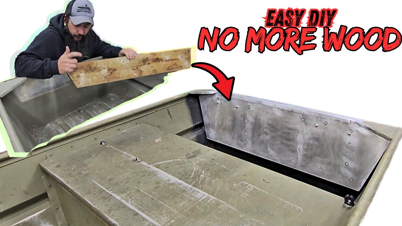 Aluminum Transom Install - Fix Your Jon Boat Transom DIY