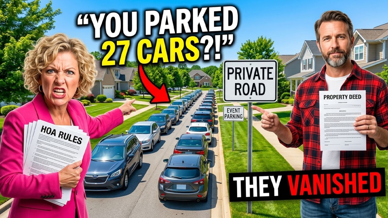 HOA Turned My PRIVATE ROAD Into Event Parking — So I Made All 27 Of Their Cars VANISH