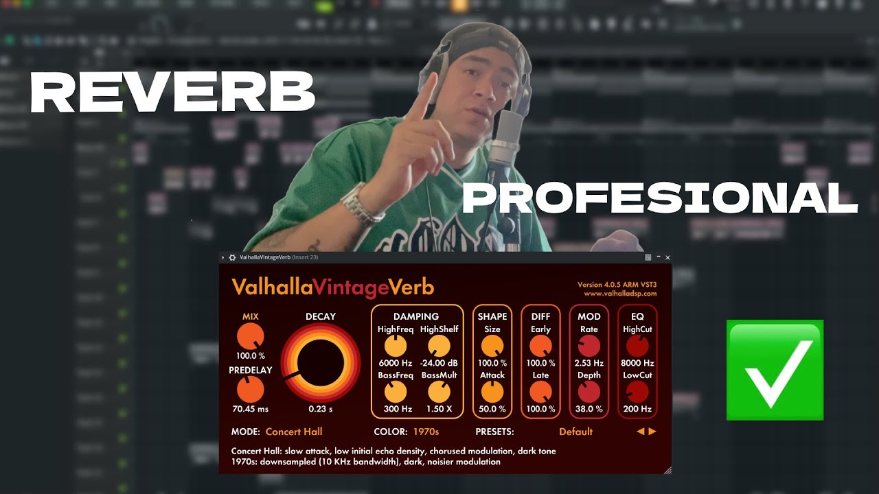 Como utilizar el REVERB en una MEZCLA DE VOCES  🔥