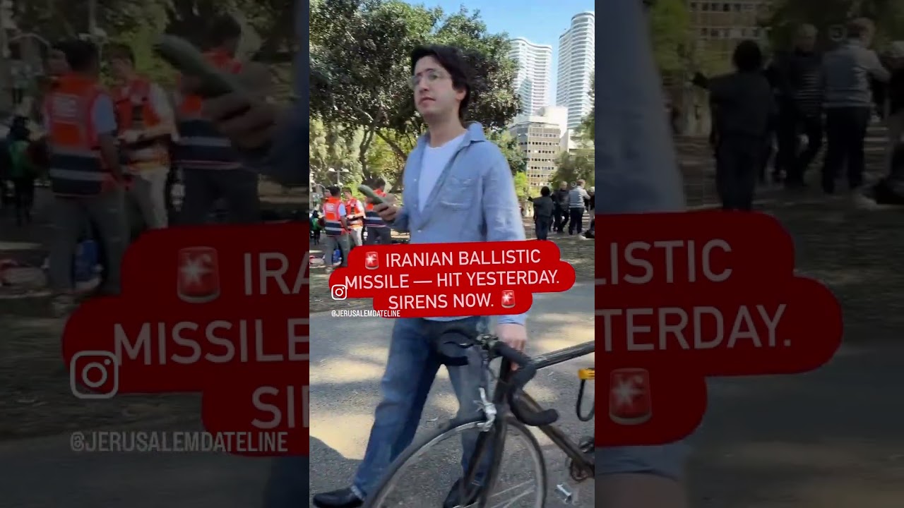 🚨 Iranian Ballistic Missile Hit Here &mdash; Sirens Again 🚨
