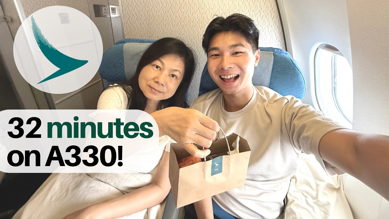 SHORTEST Cathay Pacific Flight - Hong Kong to Guangzhou - Is There Any Service in ECONOMY CLASS?
