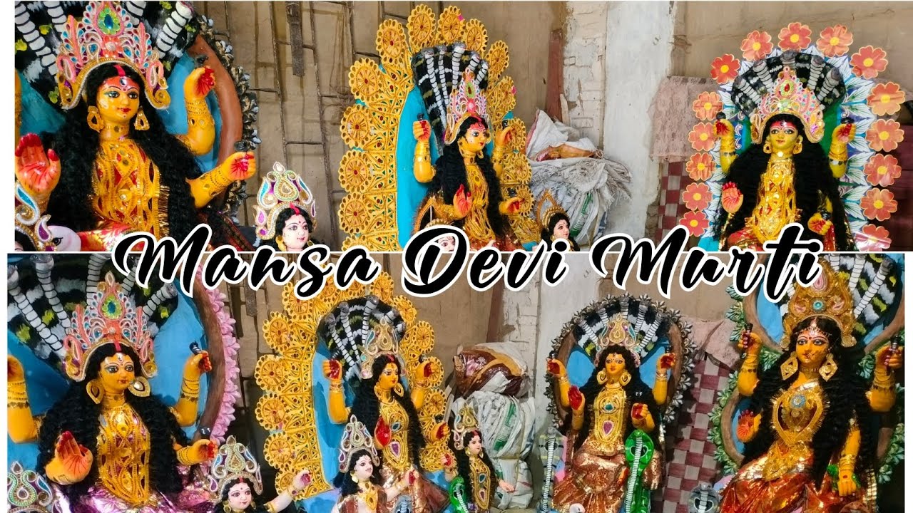// Mansa Devi Murti made by me// Mansa Murti Making // Chabua // Balijan //