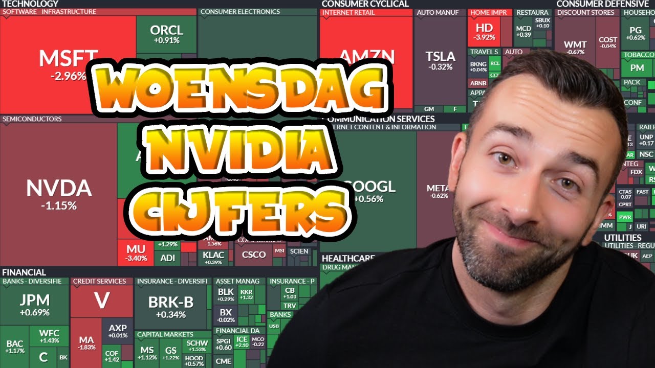 AANDELEN GAAN ONDERUIT! KAN NVIDIA WOENSDAG DE BEURS REDDEN?