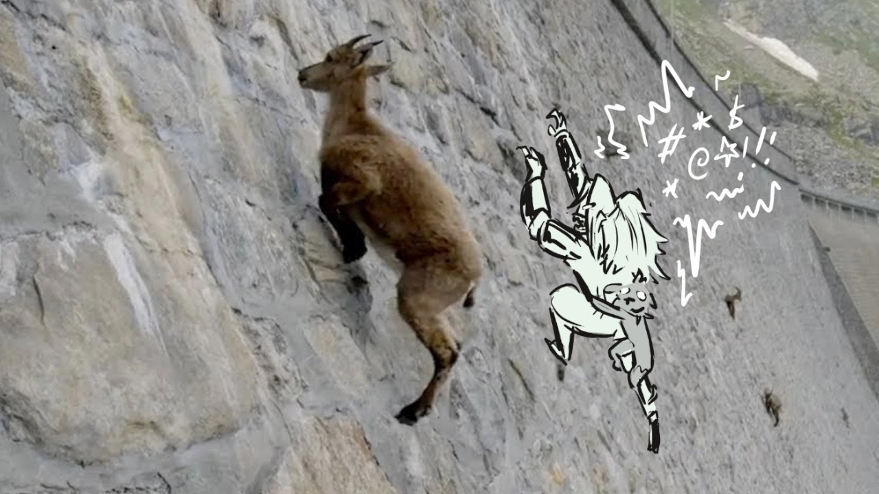 Min Travels As The Crow Flies, But She Can't Fly And Someone Put A Mountain In The Way