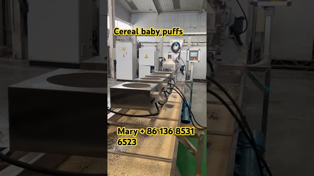 Baby  cereals star puffs snacks extruder machine Snacks food extrusion machinery Factory price